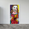Adesivo de Porta Arte Pop