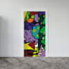 Adesivo de Porta Arte Pop