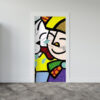 Adesivo de Porta Arte Pop