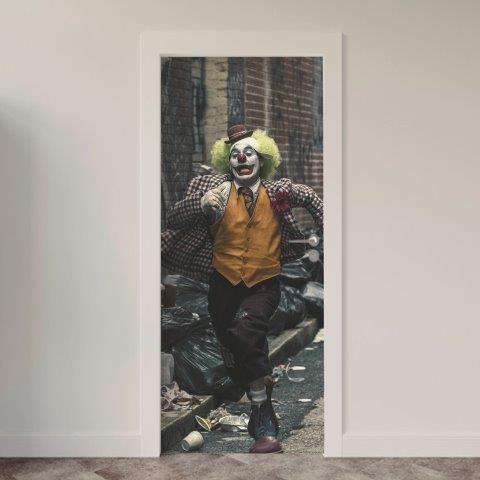 Adesivo de Porta Comic Coringa
