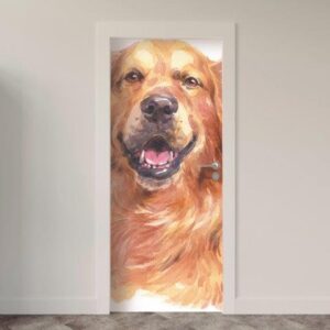 Adesivo de Porta Animais Arte