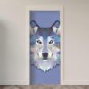 Adesivo de Porta Animais Arte