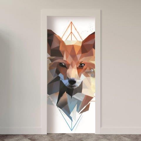 Adesivo de Porta Animais Arte