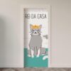 Adesivo de Porta Animais Arte