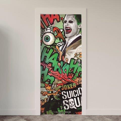 Adesivo de Porta Comic Coringa