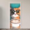 Adesivo de Porta Animais Arte