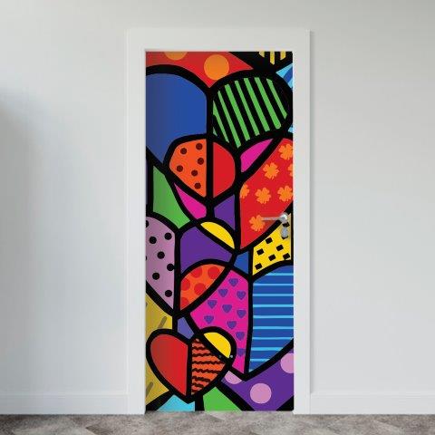 Adesivo de Porta Arte & Grafite
