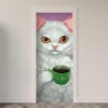 Adesivo de Porta Animais Arte