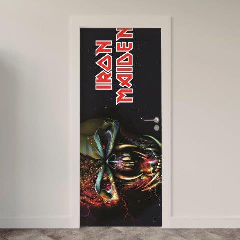 Adesivo de Porta Música Iron Maden