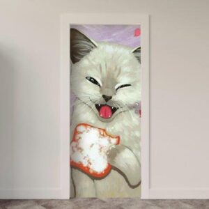 Adesivo de Porta Animais Arte