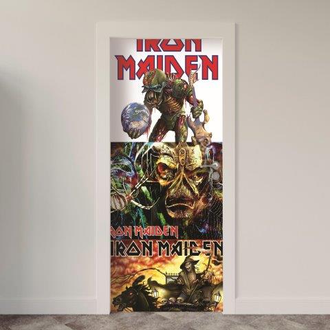 Adesivo de Porta Música Iron Maden