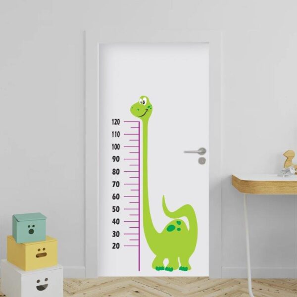 1-3.jpg Adesivo de Porta Régua de Crescimento Dinossauro