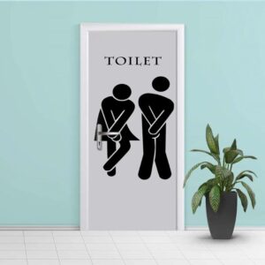 Adesivo para Porta de Banheiro