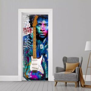 Adesido de Porta Jimmy Hendrix Colors