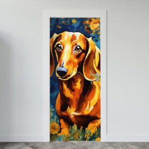 Adesivo de Porta Salsichinha Arte