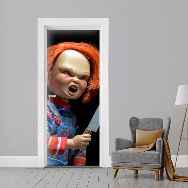 Adesivo de Porta Chuck