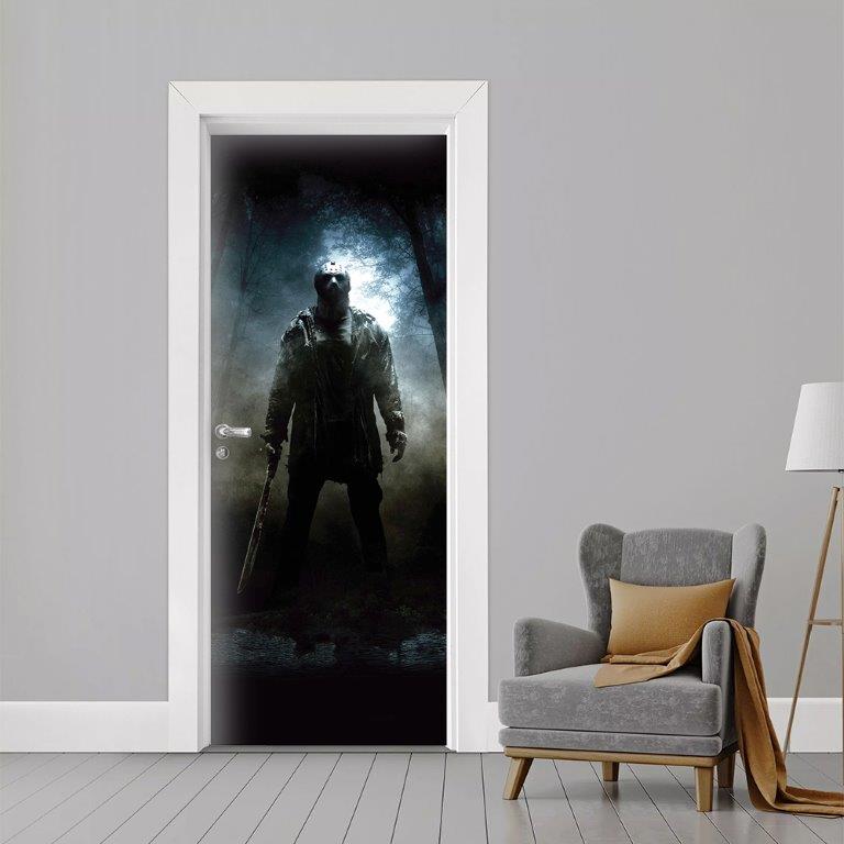 Adesivo de Porta Jason Voorhees
