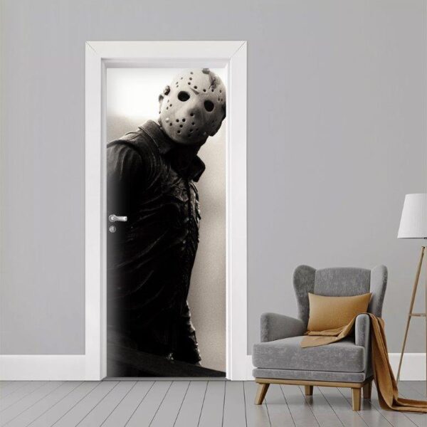 24.jpg Adesivo de Porta Jason Voorhees