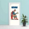 Adesivo para Porta de Banheiro Superman