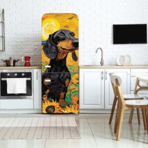 Adesivo de Geladeira Salsichinha Van Gogh