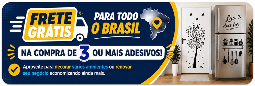 Frete grátis para todo o Brasil